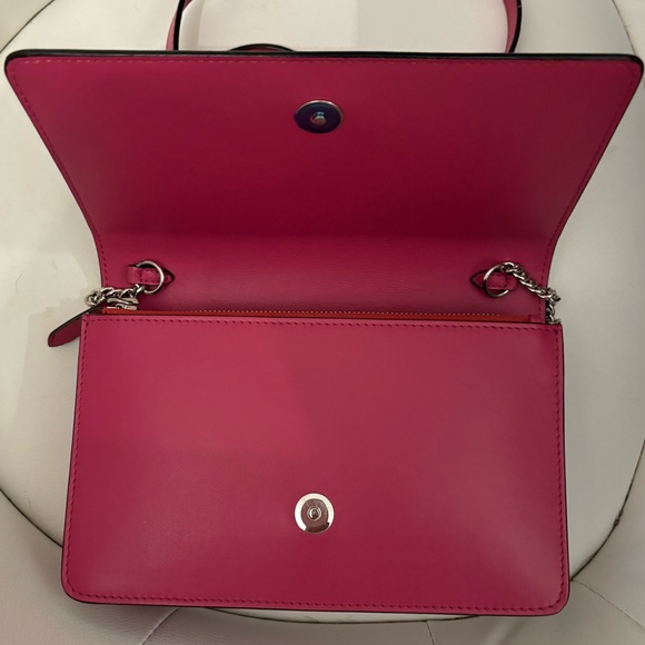 Jimmy Choo Pink Crossbody Clutch - Picture 2 of 10